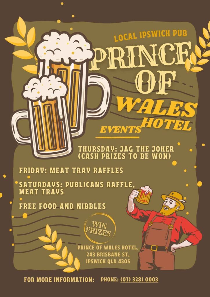 Prince of Wales Hotel FLyer